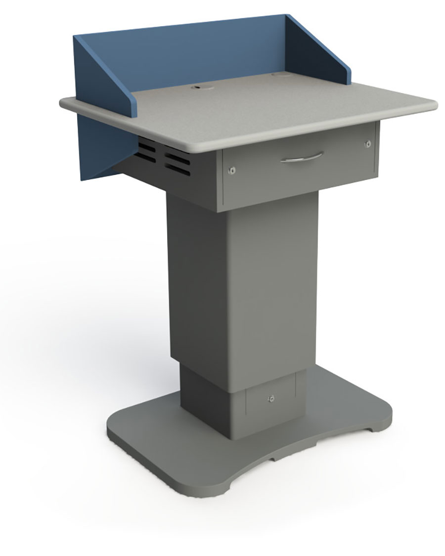 Sentinel Height Adjustable AV Lectern